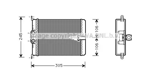 Теплообменник VAN WEZEL 30006187