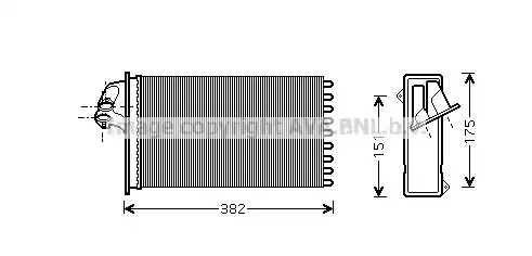 Теплообменник VAN WEZEL 30006355