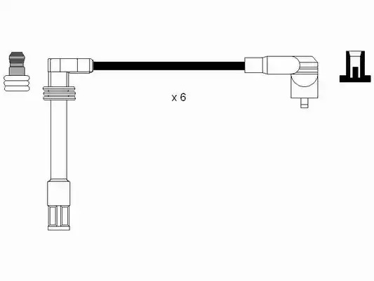 Комплект электропроводки NGK 0518 (RC-AD218)