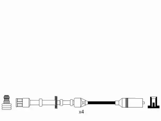 Комплект электропроводки NGK 0967 (RC-VW236)