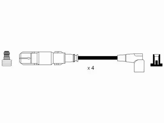 Комплект электропроводки NGK 7303 (RC-ST901)