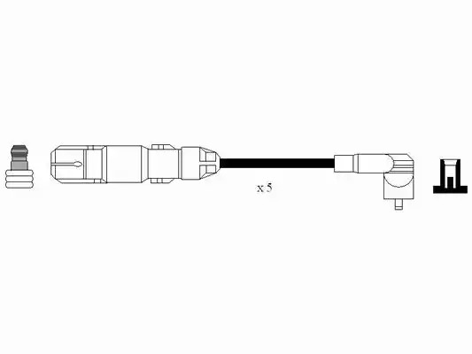 Комплект электропроводки NGK 0966 (RC-VW235)