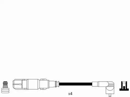 Комплект электропроводки NGK 7302 (RC-VW907)