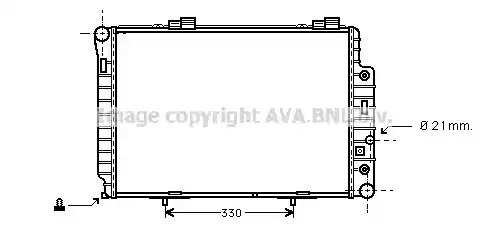 Теплообменник AVA QUALITY COOLING MSA2174