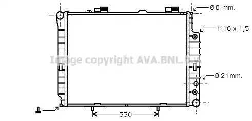 Теплообменник AVA QUALITY COOLING MSA2214