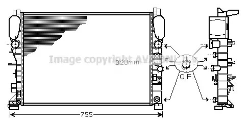 Теплообменник AVA QUALITY COOLING MSA2341