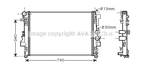 Теплообменник AVA QUALITY COOLING MSA2356