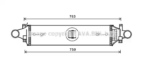 Теплообменник AVA QUALITY COOLING MSA4659