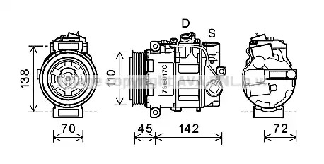 Компрессор AVA QUALITY COOLING MSAK615