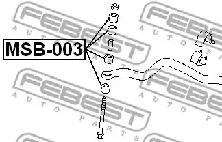 Подвеска FEBEST MSB-003