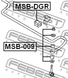 Стойка FEBEST MSB-009