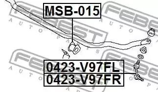 Подвеска FEBEST MSB-015