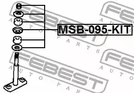 Подвеска FEBEST MSB-095-KIT