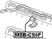 Подвеска FEBEST MSB-CS6F