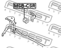 Подвеска FEBEST MSB-CSR