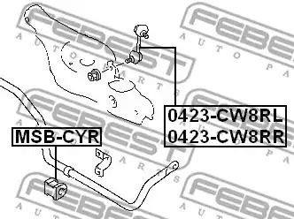 Подвеска FEBEST MSB-CYR