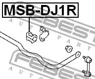 Подвеска FEBEST MSB-DJ1R