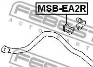 Подвеска FEBEST MSB-EA2R