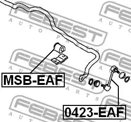 Подвеска FEBEST MSB-EAF