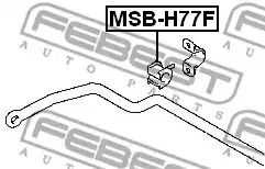 Подвеска FEBEST MSB-H77F