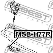 Подвеска FEBEST MSB-H77R