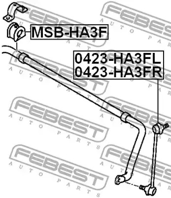 Подвеска FEBEST MSB-HA3F