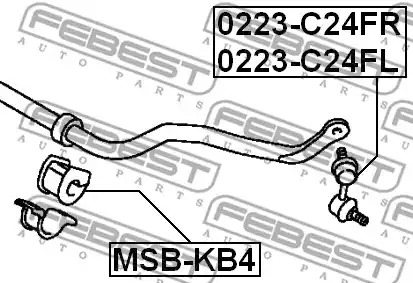 Подвеска FEBEST MSB-KB4