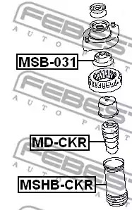 Защитный колпак / пыльник FEBEST MSHB-CKR