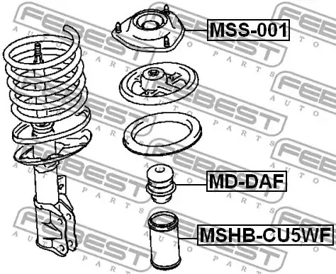 Подвеска FEBEST MSS-001