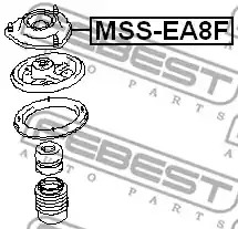 Подвеска FEBEST MSS-EA8F