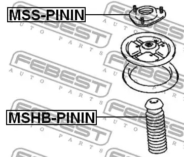 Подвеска FEBEST MSS-PININ