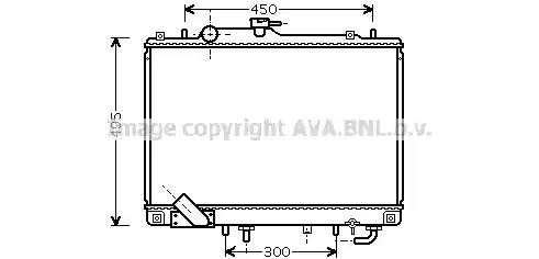 Теплообменник AVA QUALITY COOLING MT2157