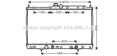 Теплообменник AVA QUALITY COOLING MT2185