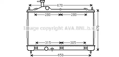 Теплообменник AVA QUALITY COOLING MT2256