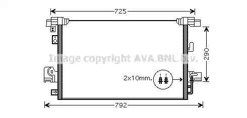 Конденсатор AVA QUALITY COOLING MT5210D