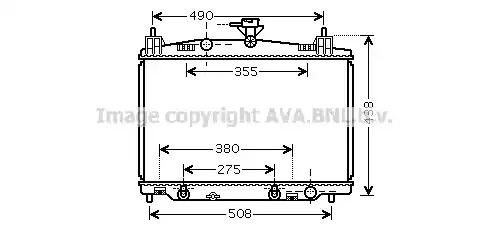 Теплообменник AVA QUALITY COOLING MZ2212