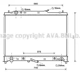 Теплообменник AVA QUALITY COOLING MZ2245