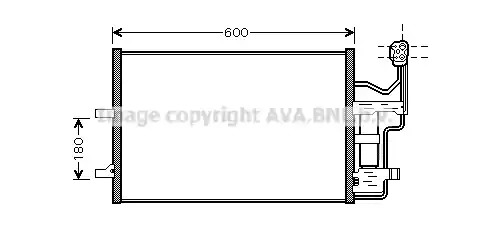 Конденсатор AVA QUALITY COOLING MZ5184D