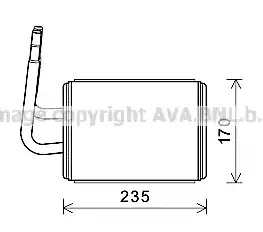 Теплообменник AVA QUALITY COOLING MZA6268