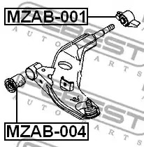 Подвеска FEBEST MZAB-001