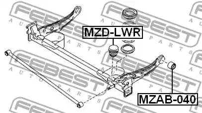 Подвеска FEBEST MZAB-040