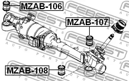 Подвеска FEBEST MZAB-107