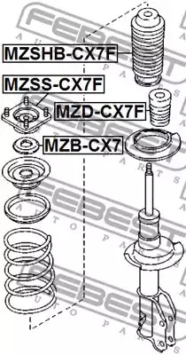 Подшипник FEBEST MZB-CX7