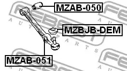 Ремкомплект FEBEST MZBJB-DEM