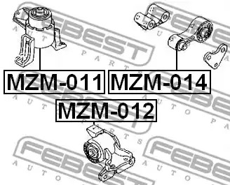 Подвеска FEBEST MZM-011