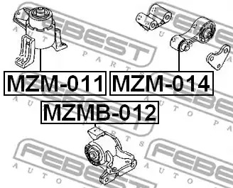 Подвеска FEBEST MZMB-012