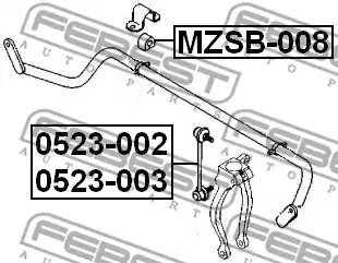 Подвеска FEBEST MZSB-008