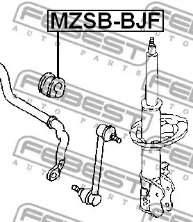 Подвеска FEBEST MZSB-BJF