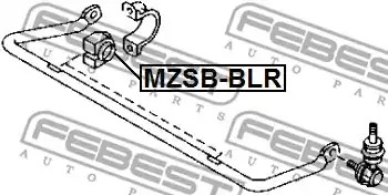 Подвеска FEBEST MZSB-BLR