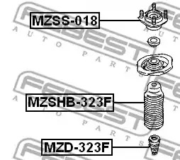 Защитный колпак / пыльник FEBEST MZSHB-323F